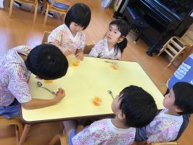 🍮年長さんの手作りおやつ🍮