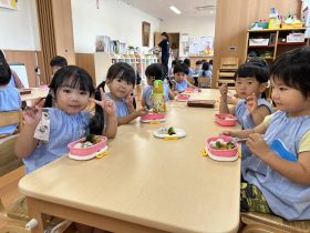 うさぎ組みかん組ひよこ組だより